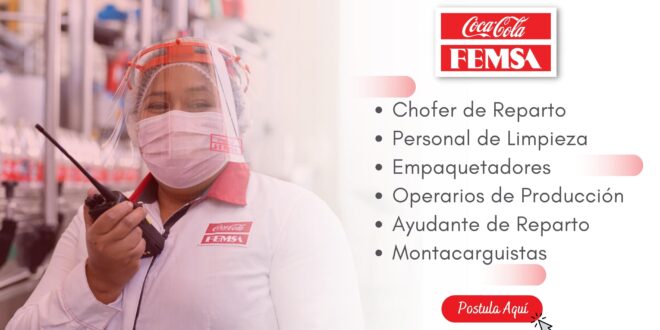 CONVOCATORIA LABORAL - COCA COLA