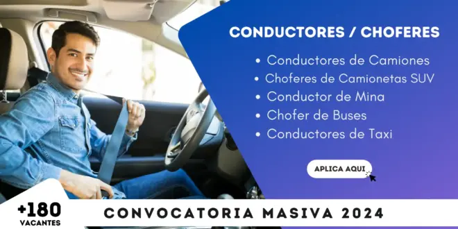 CONDUCTORES DE VEHICULOS